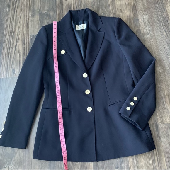 Claire Paris Navy Vintage Blazer - Picture 9 of 13